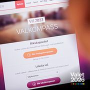 SVT:s valkompass inför valet 2022.
