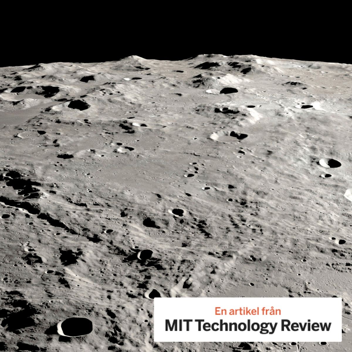 This image provided by NASA shows a view from orbit looking obliquely across the surface of the moon, where an ancient asteroid strike carved out a pair of grand canyons on the moon’s far side.