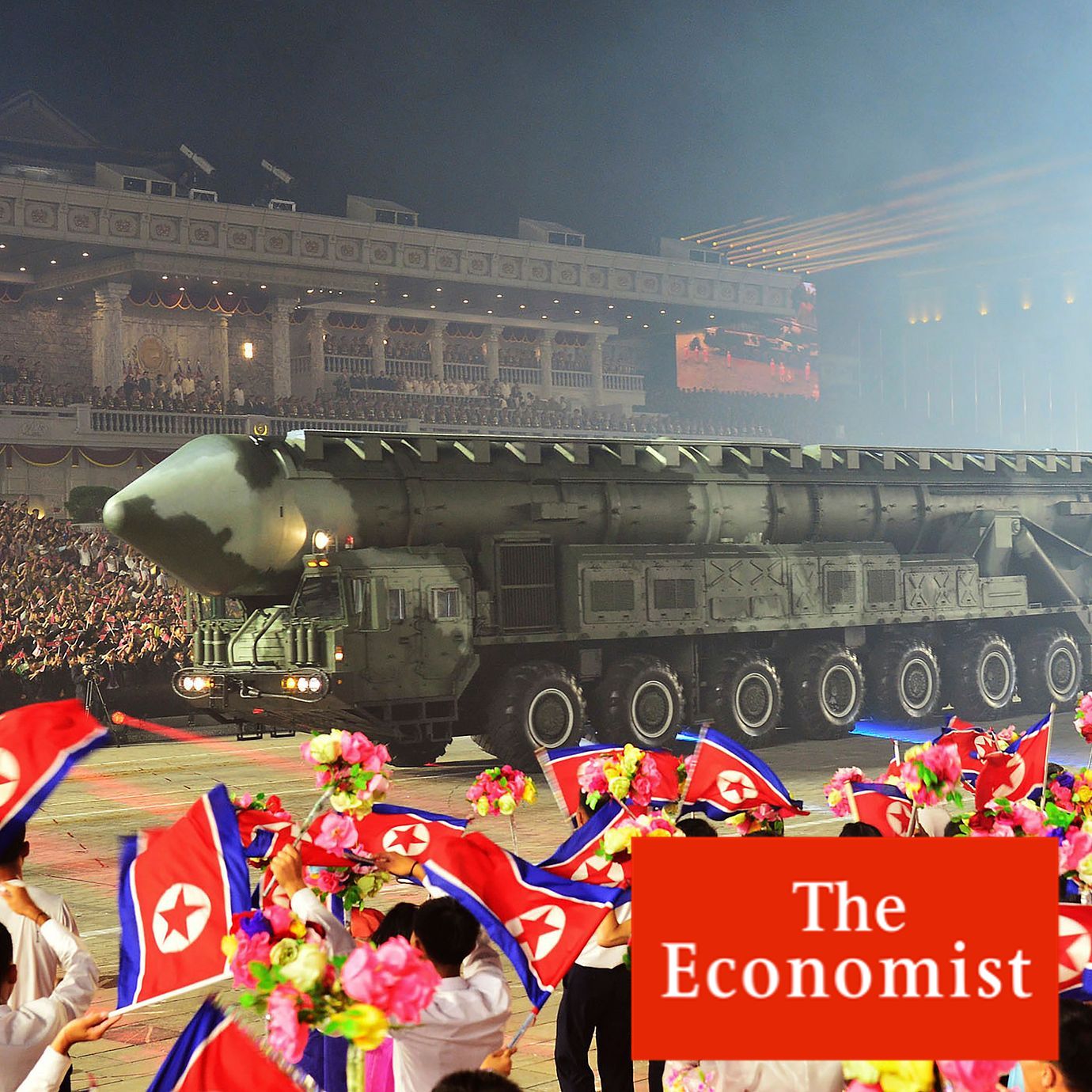 This photo provided by the North Korean government, shows what it says Hwasong-18 intercontinental ballistic missile during a military parade to mark the 70th anniversary of the armistice that halted fighting in the 1950-53 Korean War, on Kim Il Sung Square in Pyongyang, North Korea Thursday, July 27, 2023.