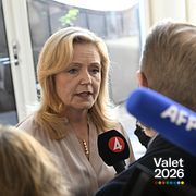 Centerpartiets ledare Elisabeth Thand Ringqvist.