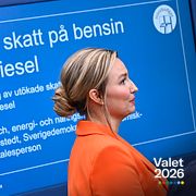 Ebba Busch, John Hassler. Arkivbilder.