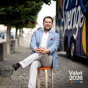 Partiledarintervju med Sverigedemokraternas partiledare Jimmie Åkesson (SD).