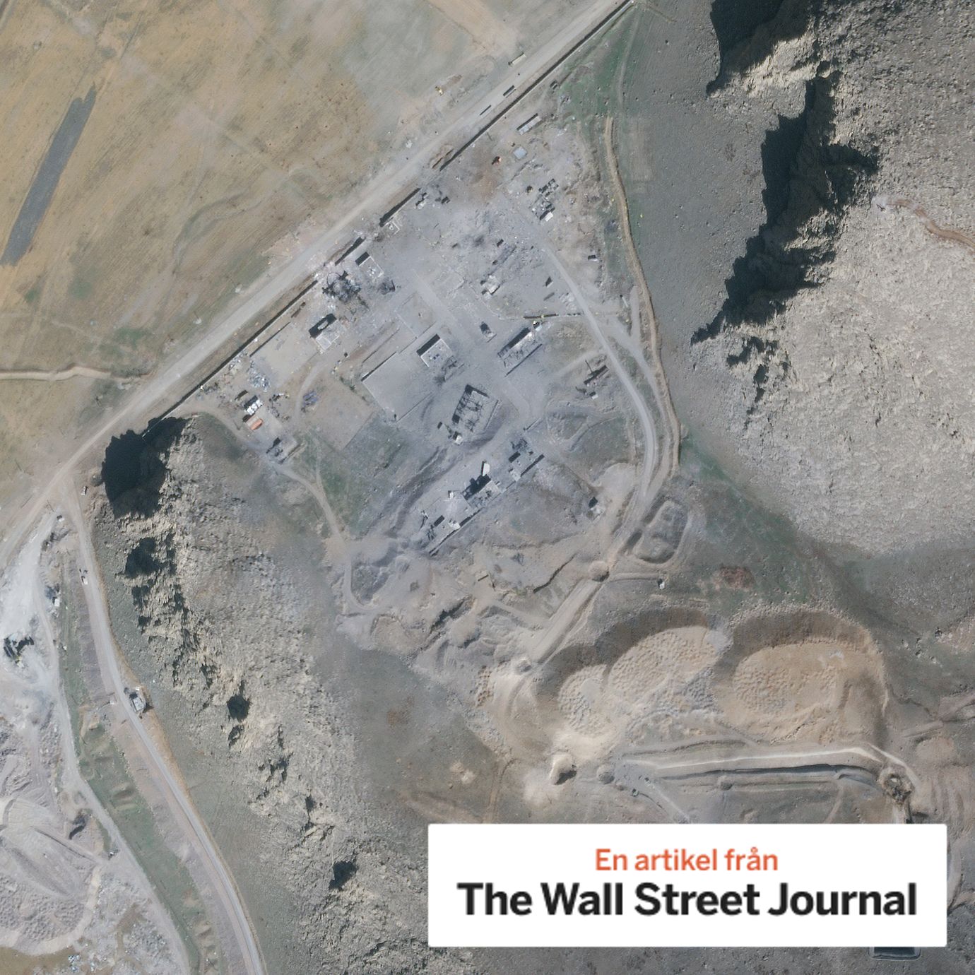 This satellite image provided by Planet Labs PBC shows a missile base, in Kermanshah, 4 March.