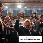 President Donald Trump leaves the chamber after addressing a joint session of Congress at the Capitol in Washington, March 4, 2025.