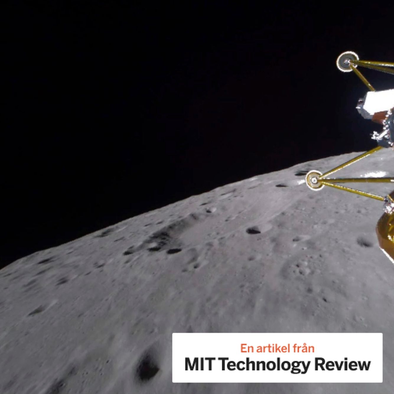 File photo. This photo provided by NASA shows the Intuitive Machines’ Athena lander approaching the surface of the moon 2025.