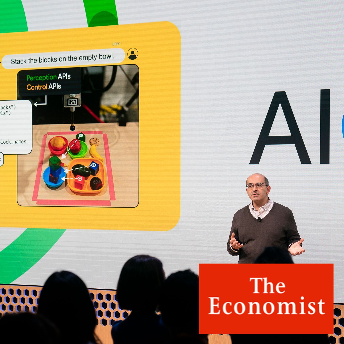 Zoubin Ghahramani, vice president of research at Google, speaks at the Google AI@ event on Wednesday, Nov. 2, 2022, in New York.