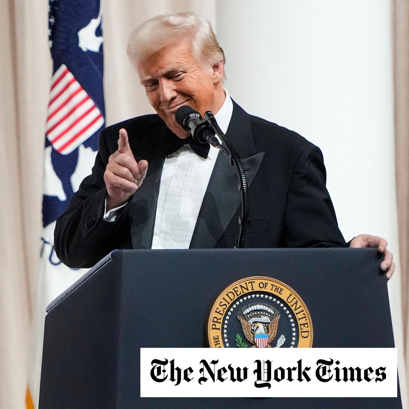 President Donald Trump speaks at a ball after his inauguration, Jan. 20, 2025, in Washington.