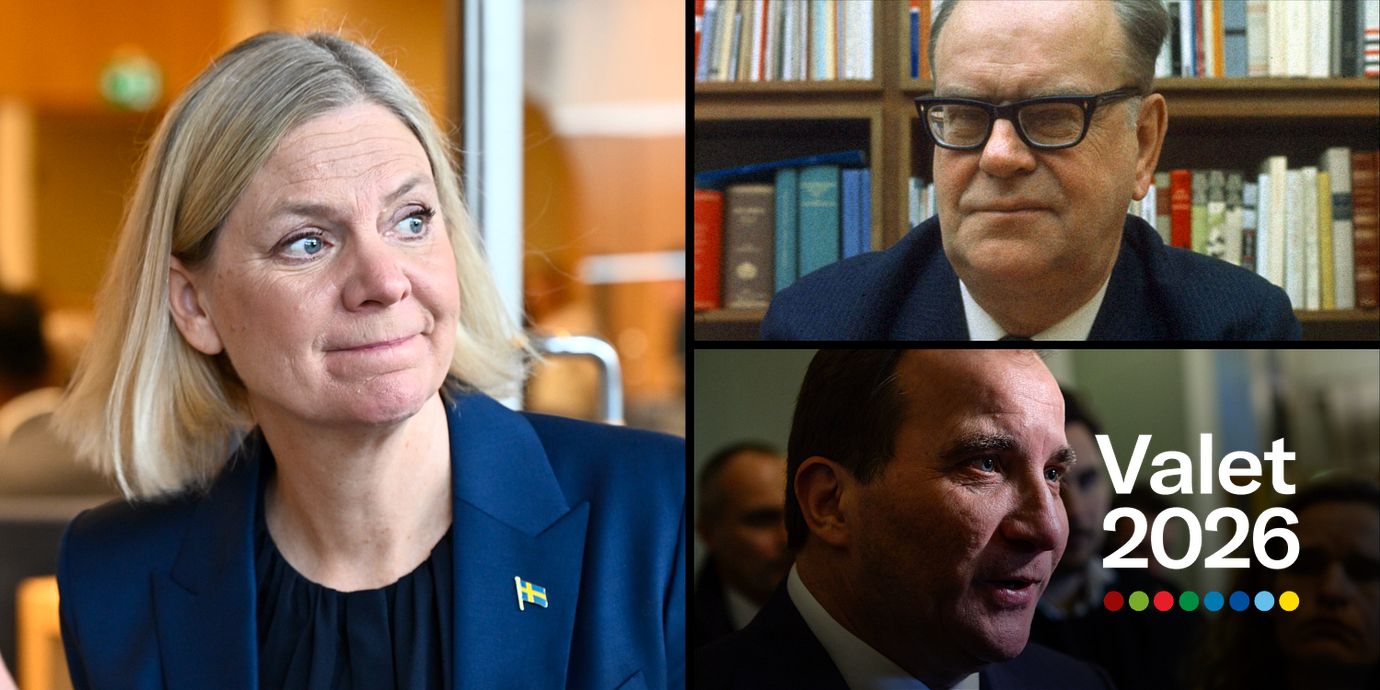 Andersson, Erlander och Löfven, montage.