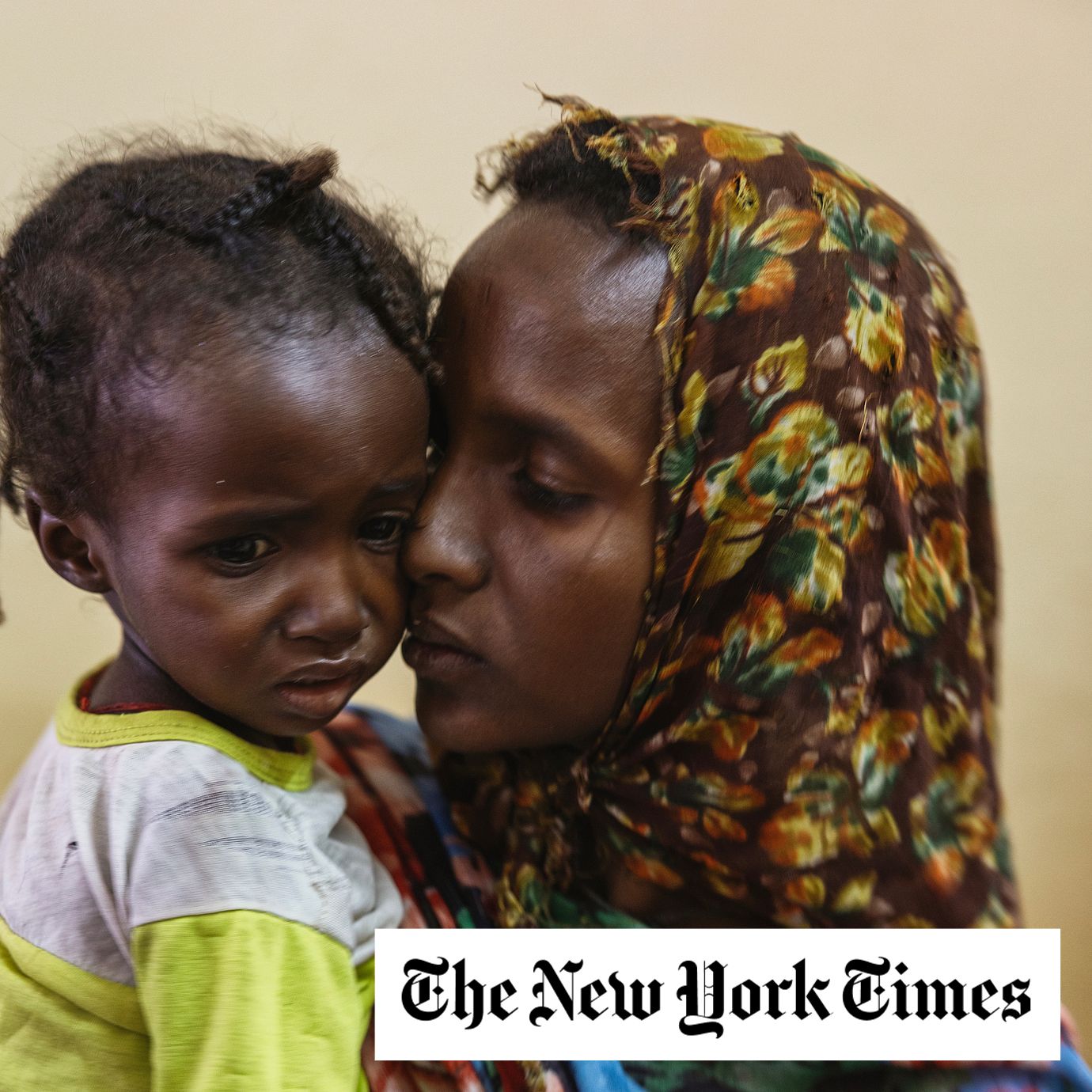 Khadiga Adam holds her severely malnourished 2-year-old daughter, Rashida, in Renk, South Sudan, on March 5, 2025.