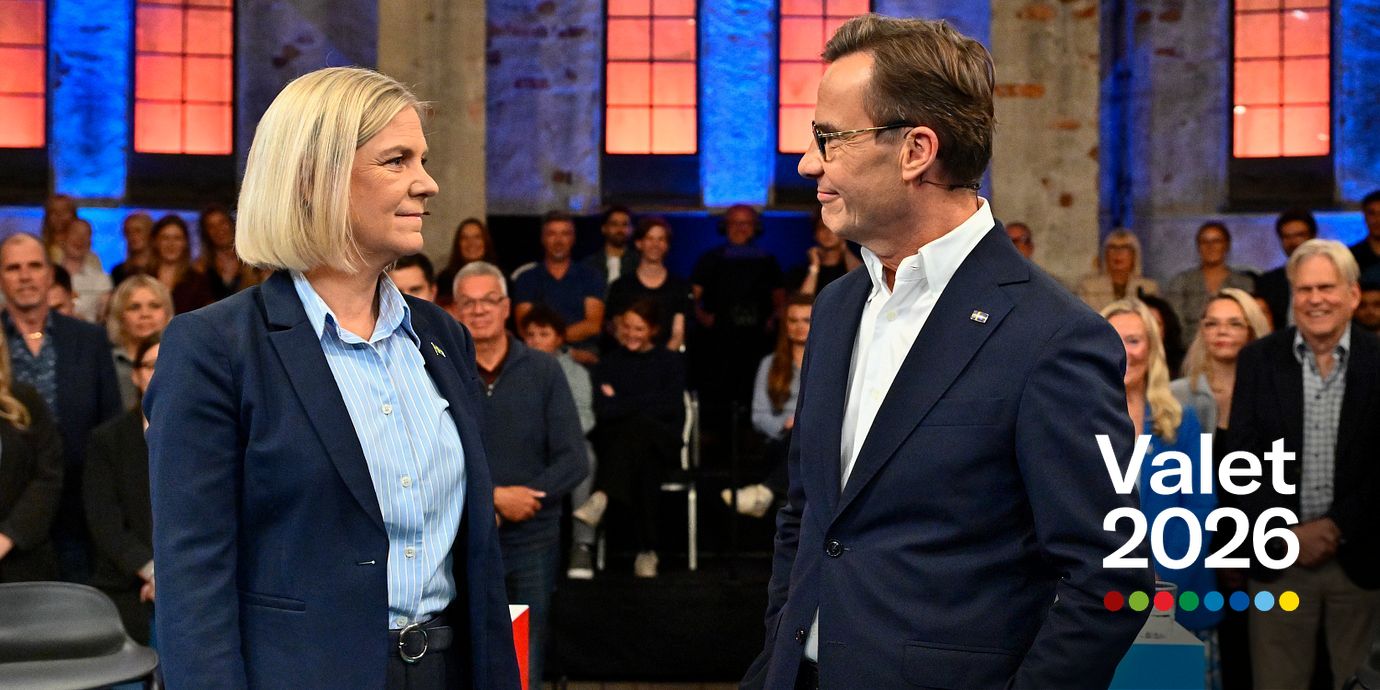 Statsministerkandidaterna Magdalena Andersson (S) och Ulf Kristersson (M) möttes i går i en valdebatt.