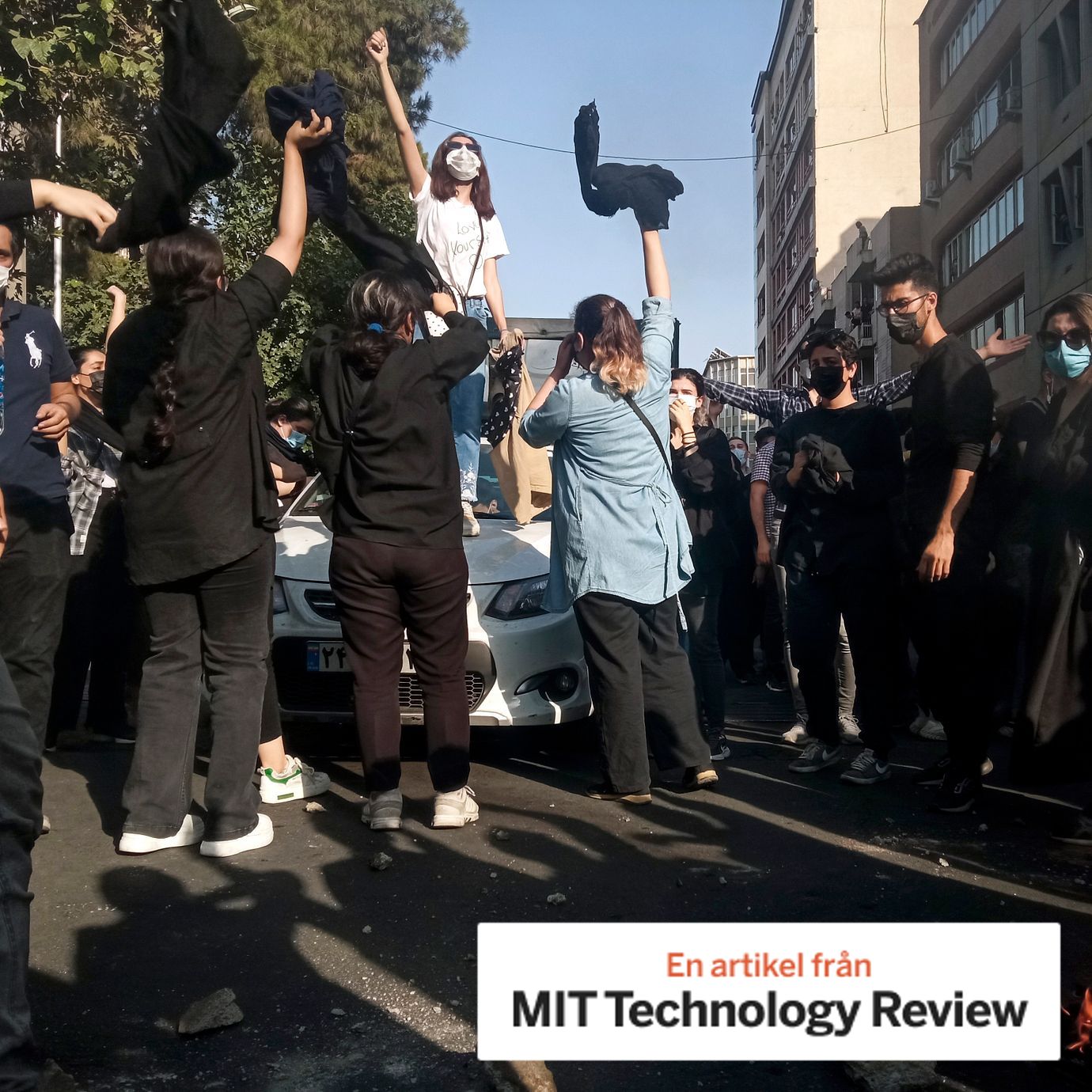 In this photo taken by an individual not employed by the Associated Press and obtained by the AP outside Iran, Iranians protest the death of Mahsa Amini after she was detained by the morality police, in Tehran, Saturday, Oct. 1, 2022.