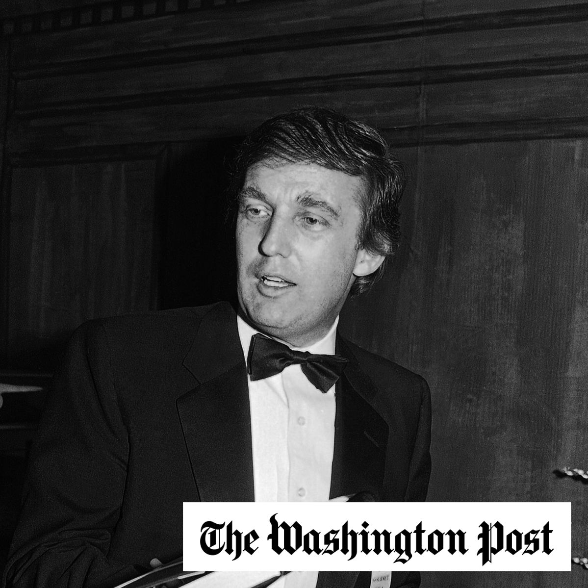 New York real estate developer Donald Trump signs his best selling book, 1988.