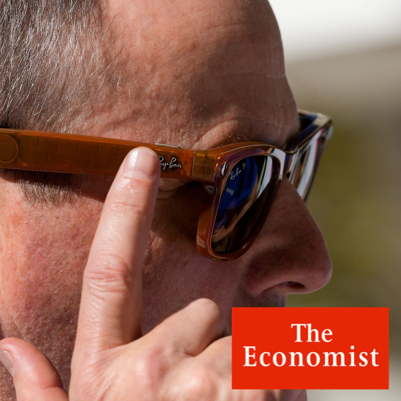 A pair of Ray-Ban Meta smart glasses.
